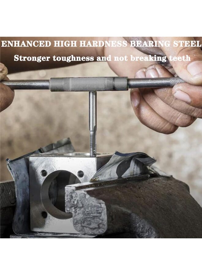 يُسلِّم استمتع بجودة ومتانة لا مثيل لهما مع مجموعة أدوات اللولبة والتشكيل المترية - مجموعة أدوات شاملة مكونة من 32 قطعة لعمليات اللولبة وإعادة التشكيل الدقيقة. - Image 5